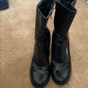 Black boots
